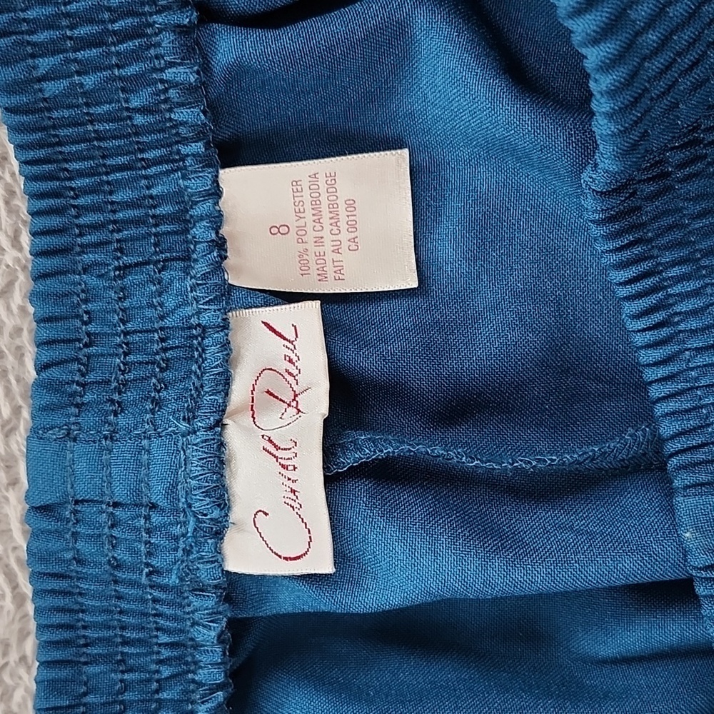 Carroll Reed Pants Womens Size 8 Pull On Elastic Waist Pockets Straight Leg - Picture 7 of 12